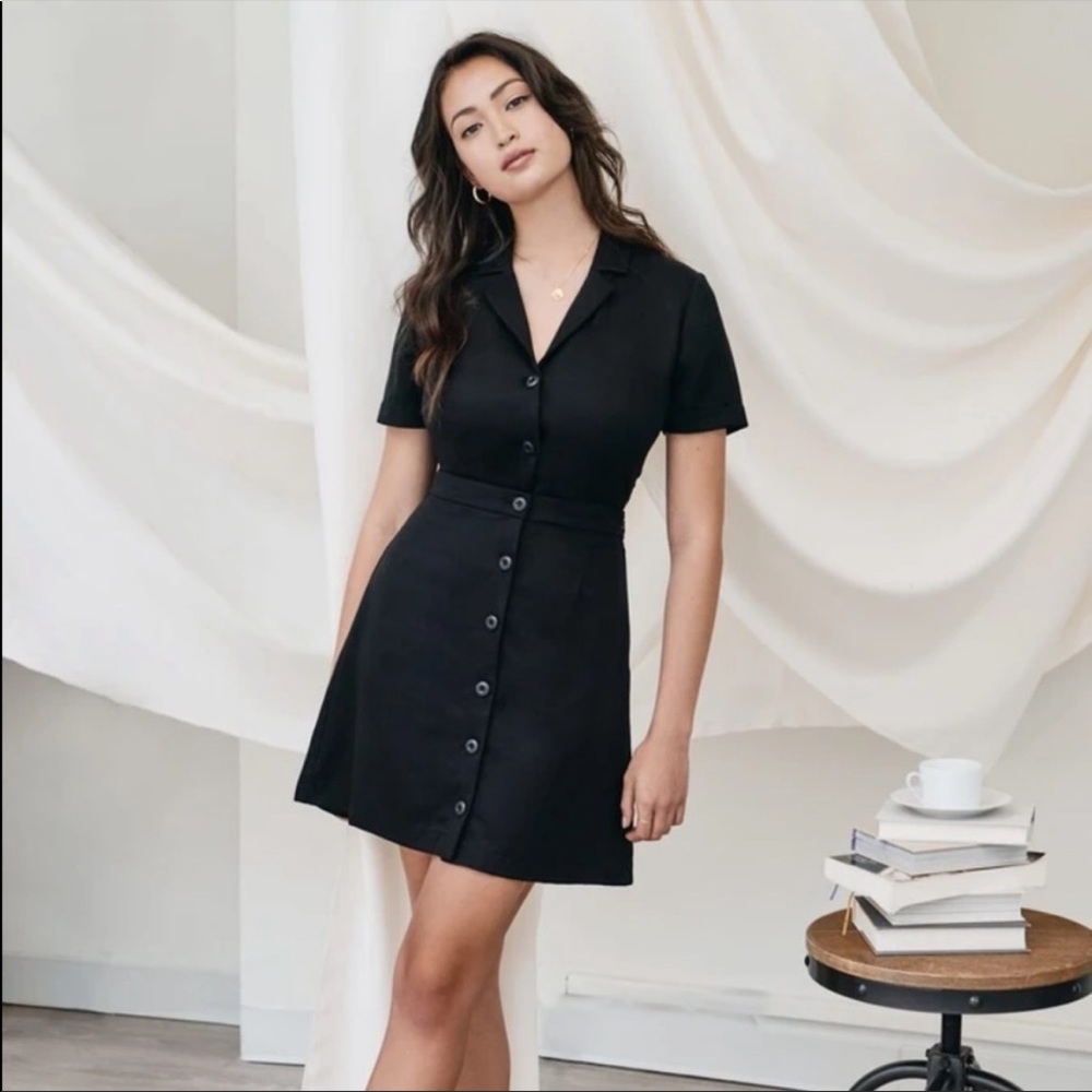 Vetta Capsule The Notch Collar Two Piece Dress